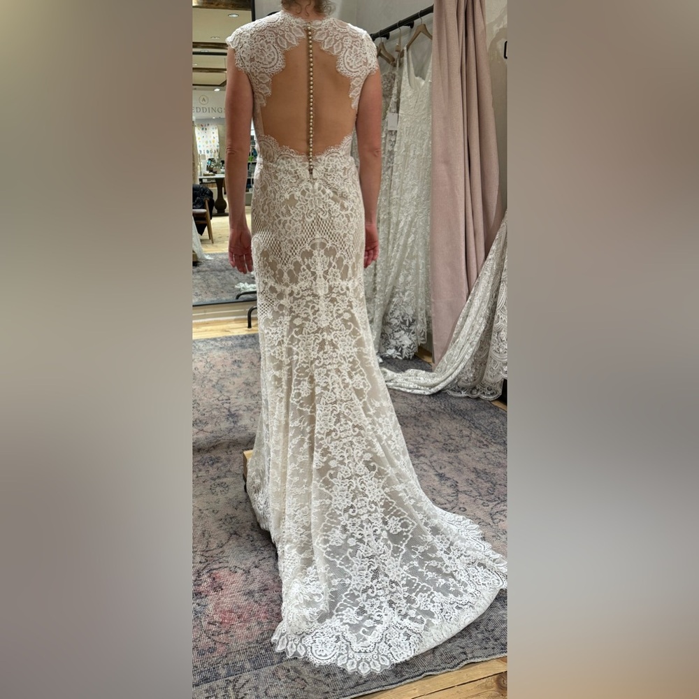Anthropologie Wedding dress - size 4, Cleaned